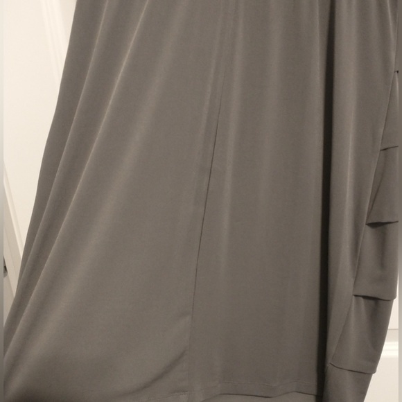 Dress Enfocus Studio Dress Red Glitter Top Gray Bottom WOMEN'S Size 14W - Picture 3 of 7